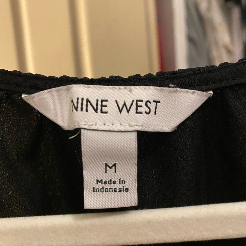 Nine West Black Blouse